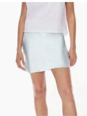 Aritzia Babaton satin slip skirt